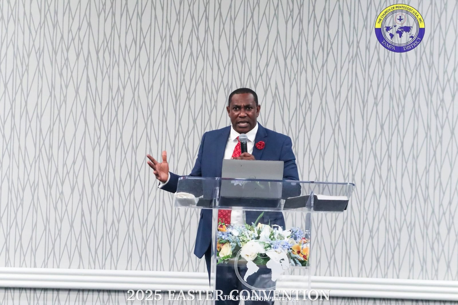 Preaching during Sunday worship at PIWC Tampa